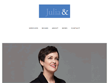 Tablet Screenshot of juliamoulden.com